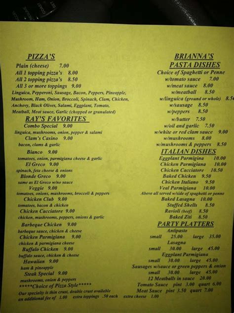 Absolutely amazing <b>pizza</b>! Great taste, nothing like it anywhere around all of <b>New</b> England. . Rays pizza new bedford menu
